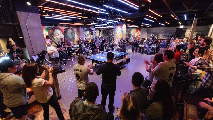 A ping pong tournament