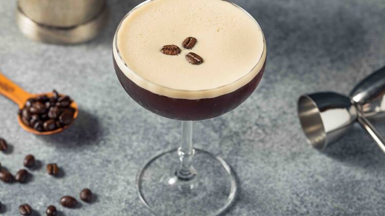 An espresso martini