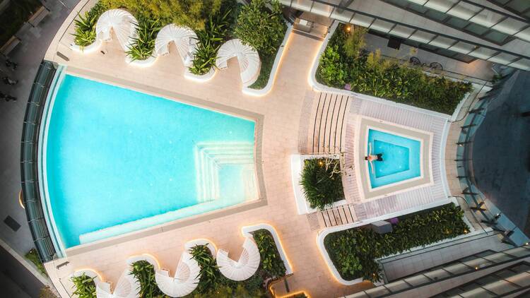 Skye Suites Green Square rooftop pool