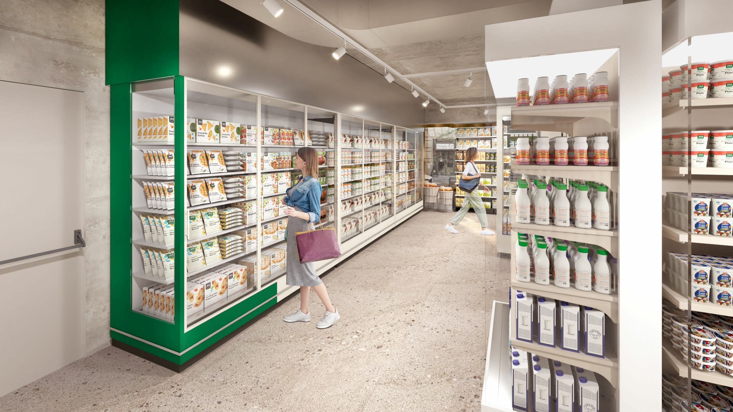 Whole Foods mini shop rendering