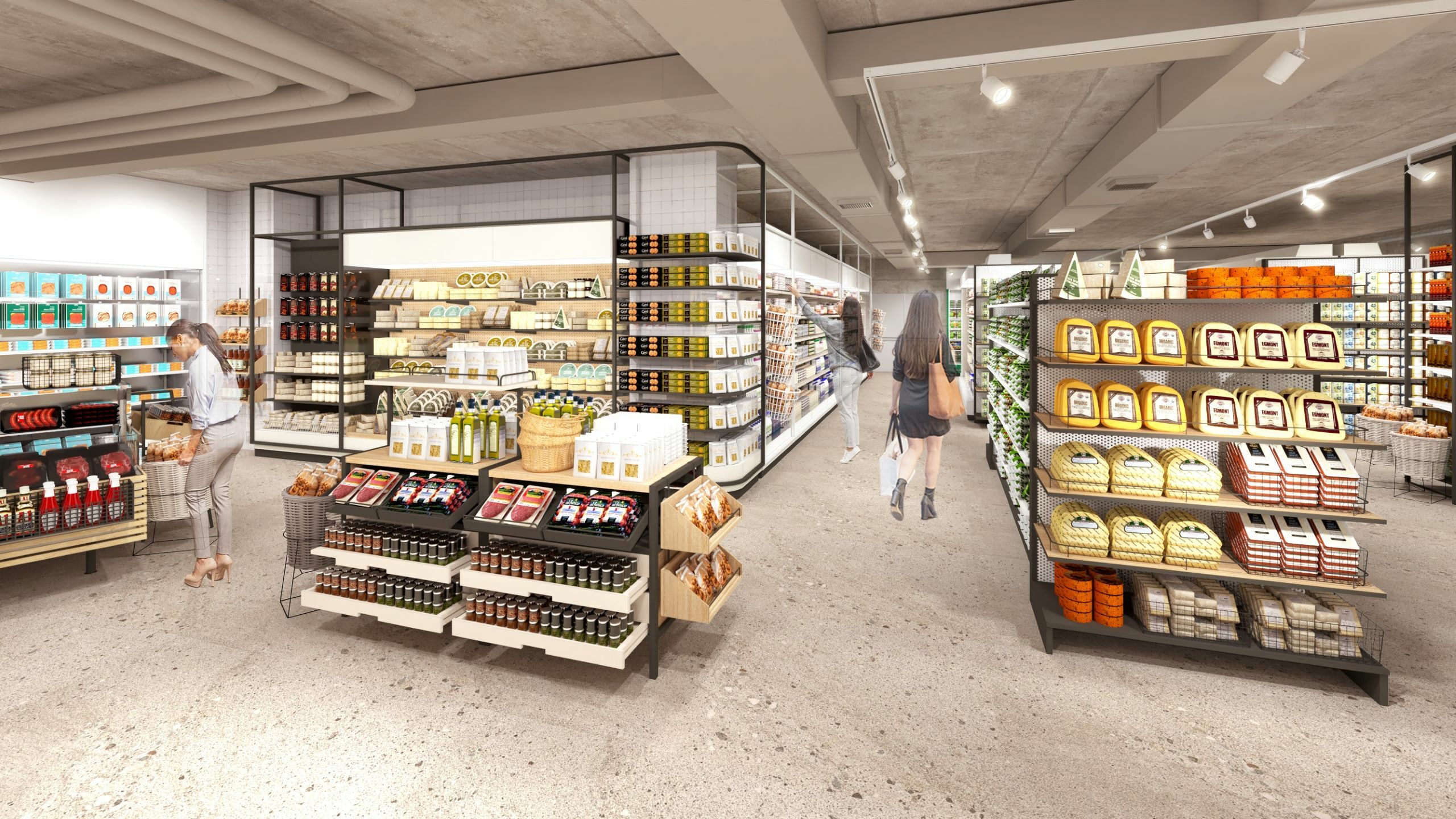 Whole Foods mini shop rendering