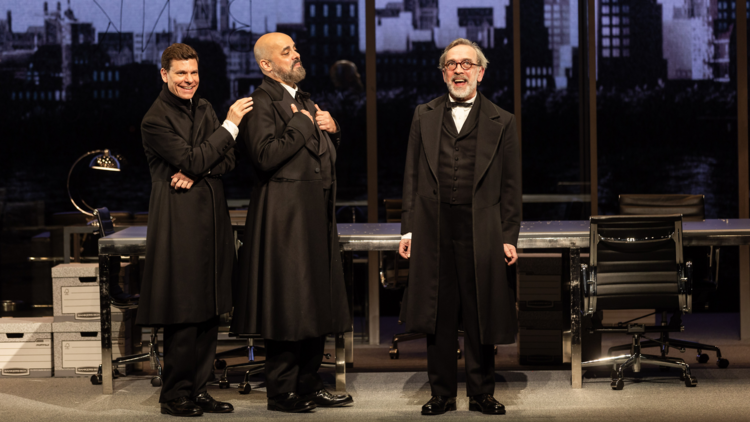 Production photo from The Lehman Trilogy