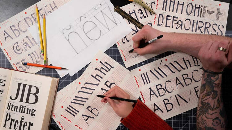 Chisel Tip Calligraphy Workshop at the South Street Seaport Museum