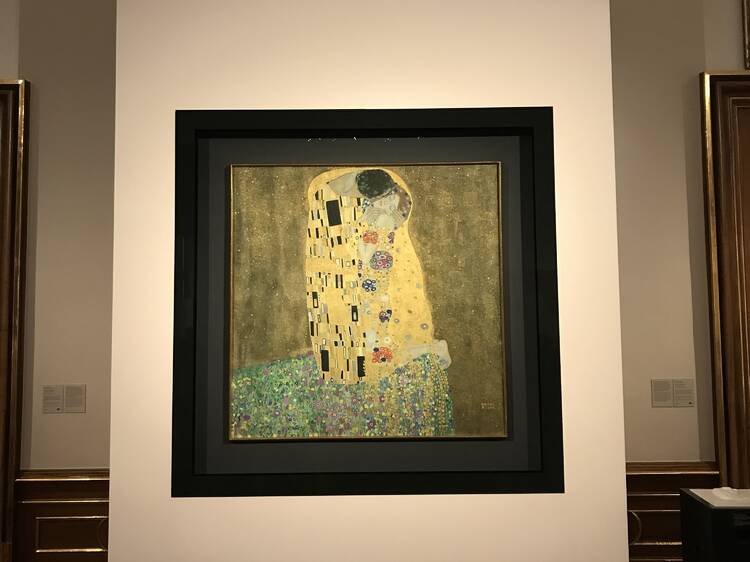 Gaze at Klimt’s famous painting ‘The Kiss’