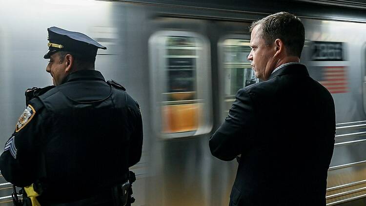 Police on the subway