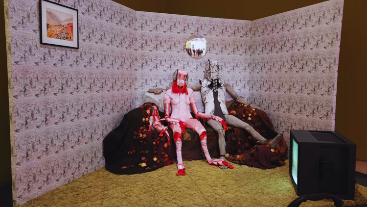  'At Home with the Locust People' (1975) by Bonita Ely at AGNSW - Biennale of Sydney 2024 