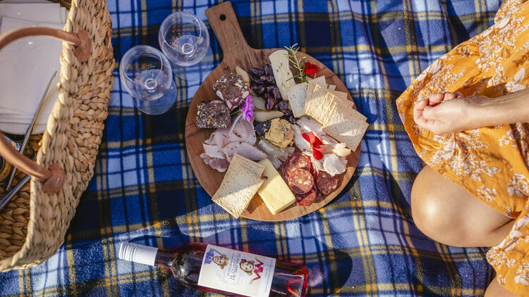 A picnic spread