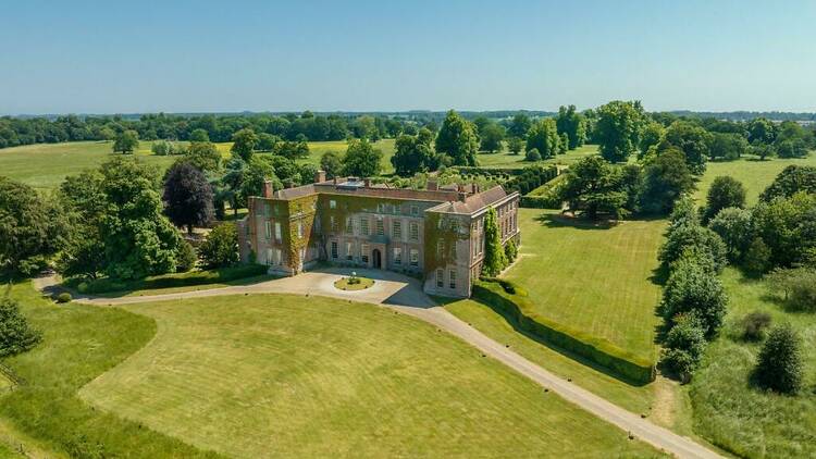 Exterior of Suffolk mansion