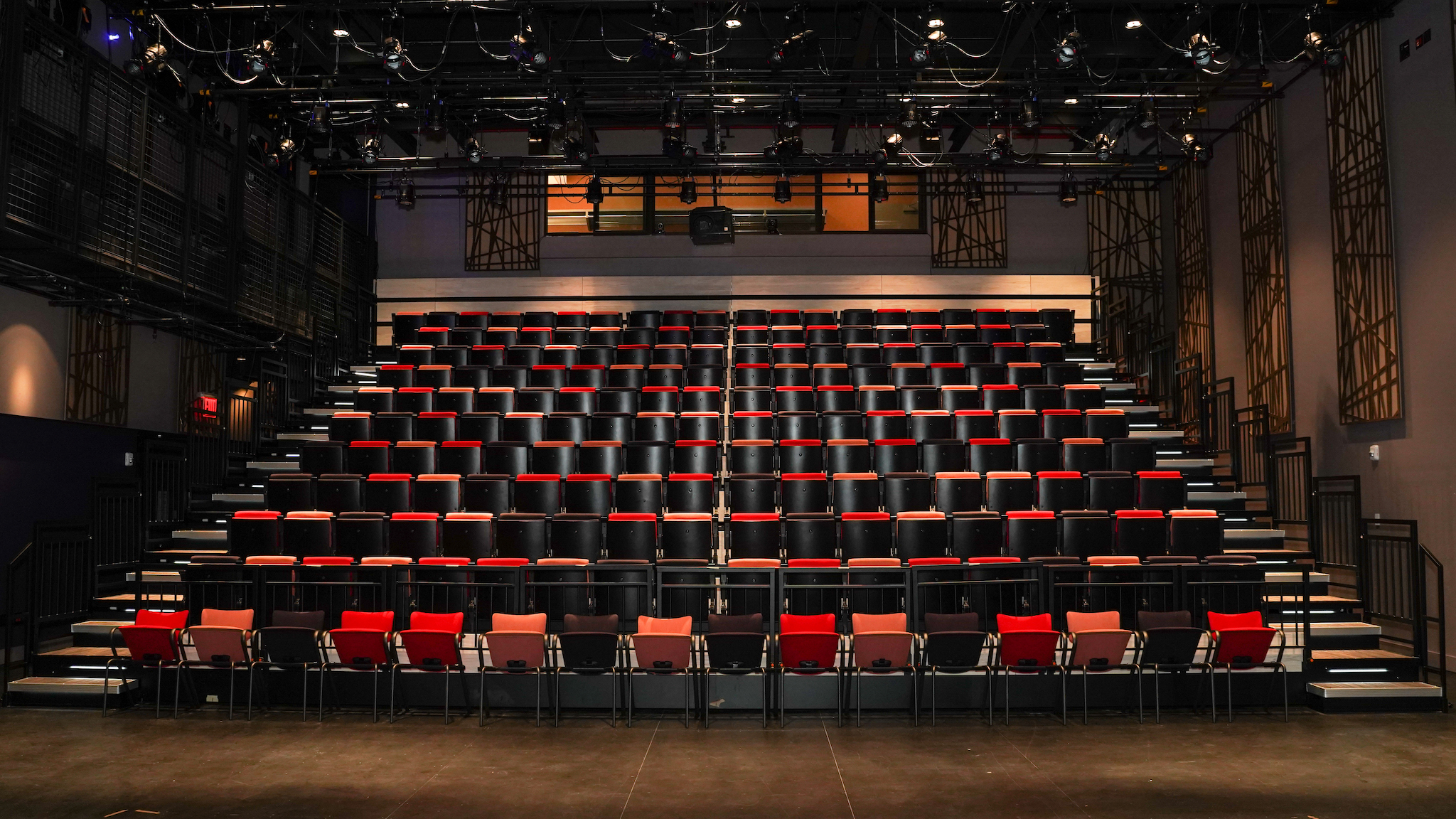 An interior view of the theater.