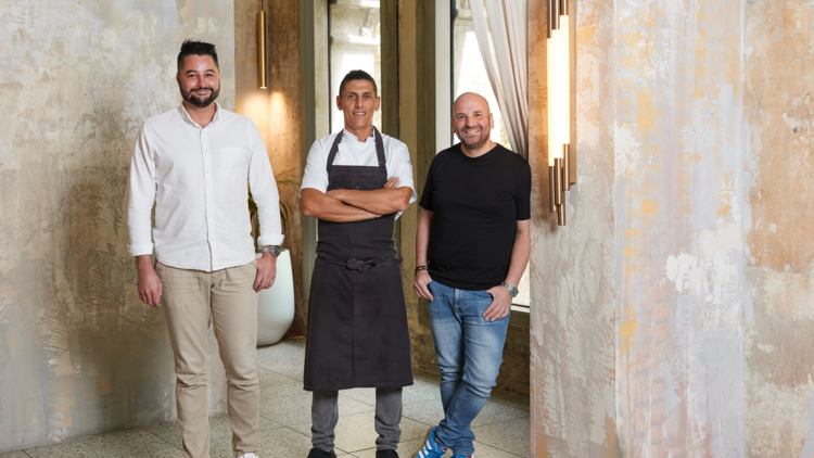Joey Commerford, Alessandro Mandelli, and George Calombaris