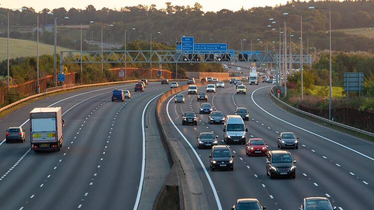 M25 motorway, England