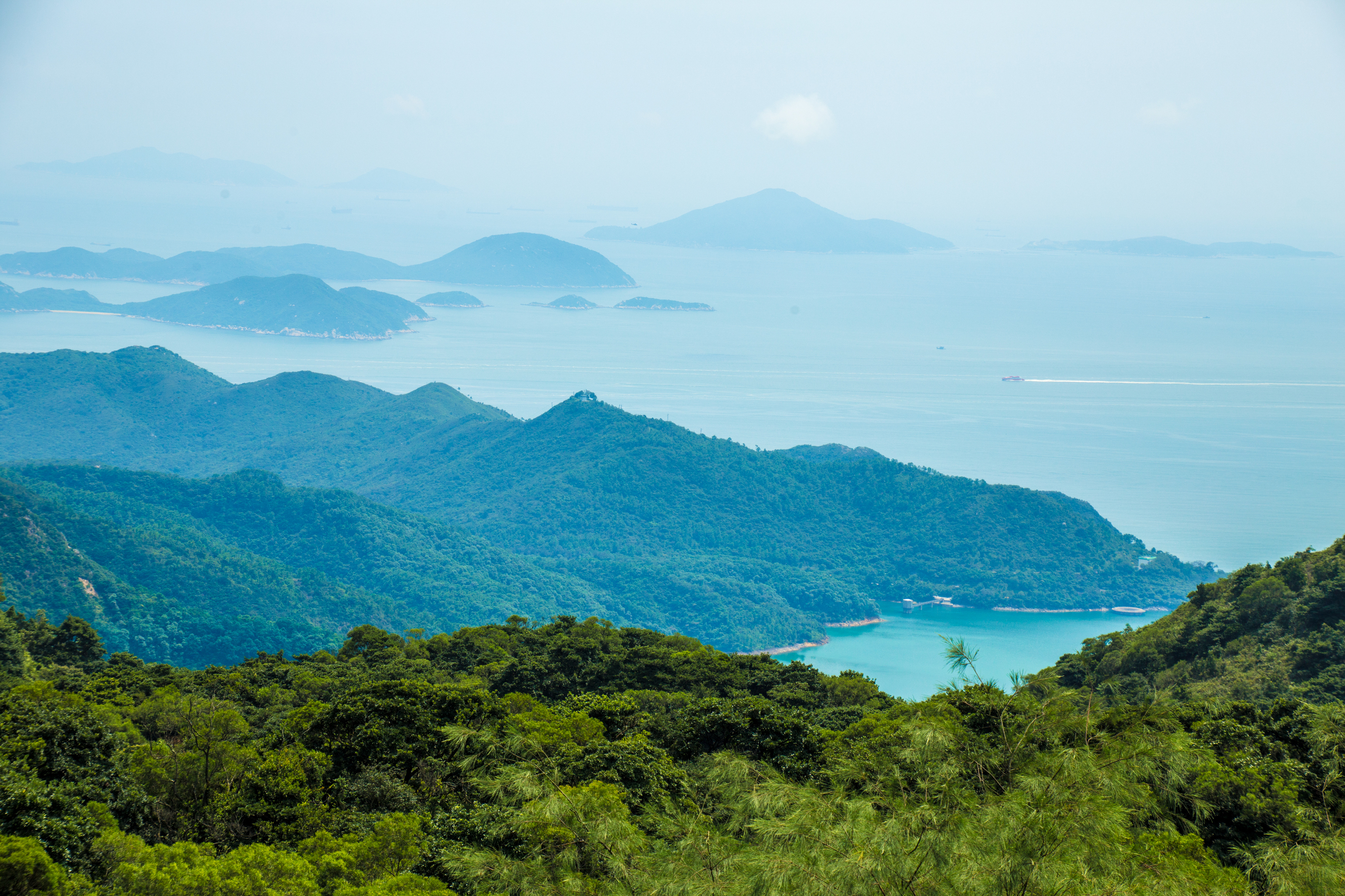 An earthquake shakes Lantau Island in Hong Kong on March 11