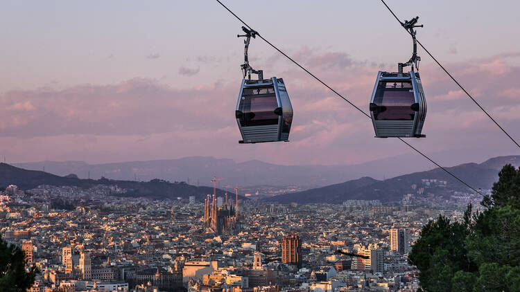 Port cable car Barcelona