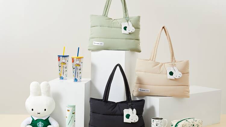 Starbucks Miffy puffer tote bags Singapore