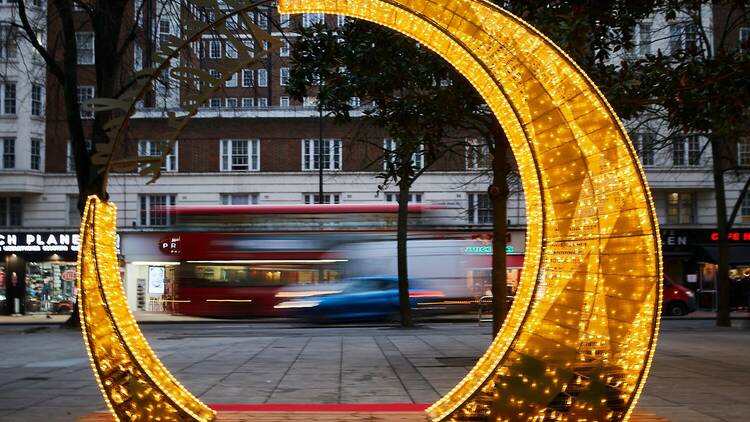 Ramadan lights in London