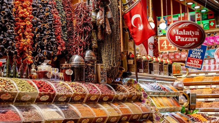 Shop till you drop at Kızlarağası Inn at the Kemeraltı Bazaar