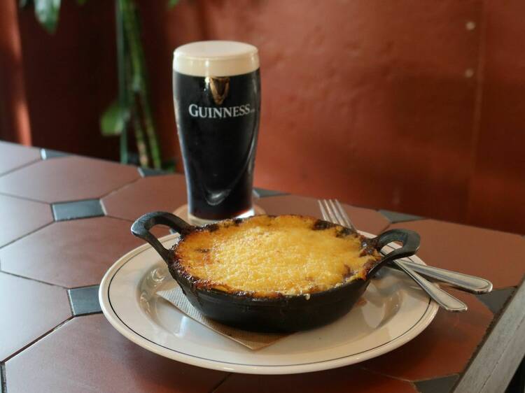 pie and Guinness