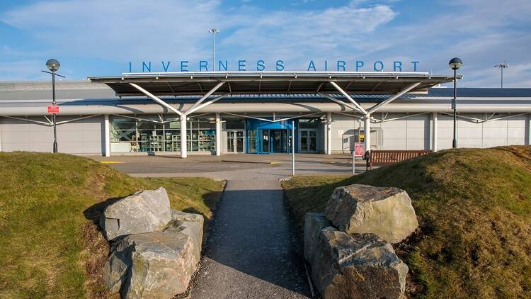 Inverness airport, Scotland