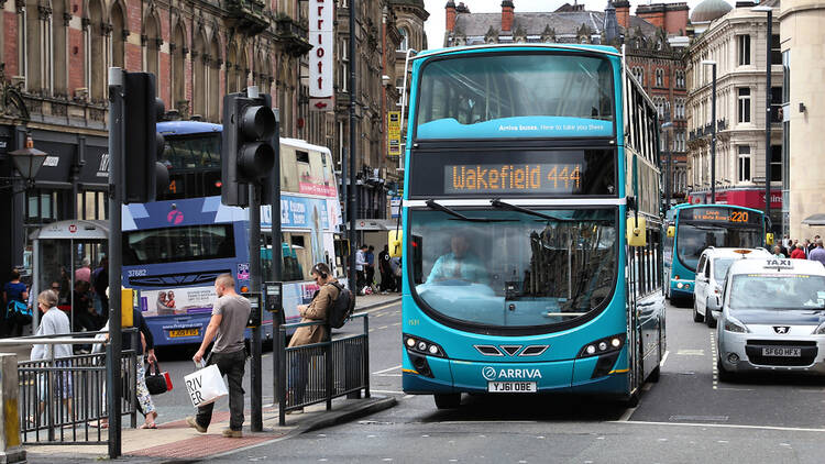 Arriva bus in West Yorkshire
