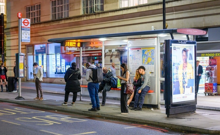 How TfL is using specially-designed CCTV to make London bus shelters safe