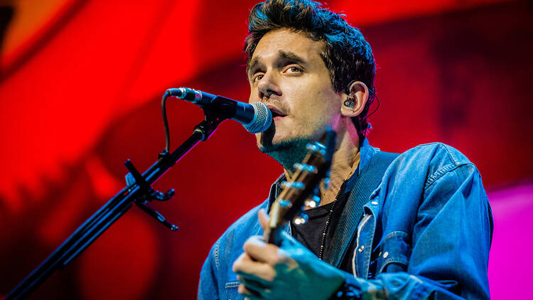 John Mayer performing live