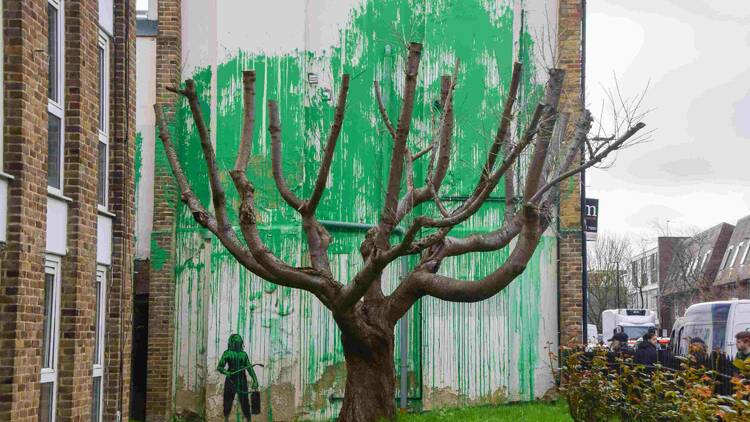 New Banksy mural in north London