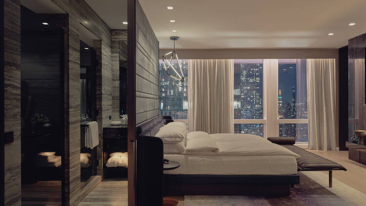 Equinox Hotel Presidential Suite bedroom