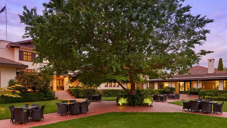 garden courtyard