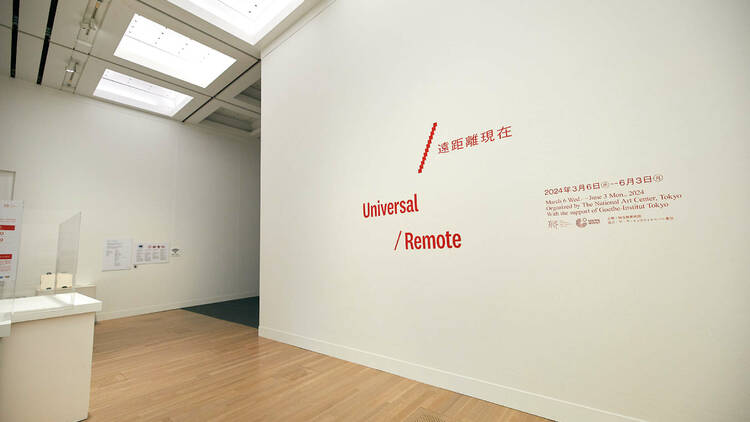 国立新美術館で5年ぶりの自主企画展「遠距離現在  Universal / Remote」