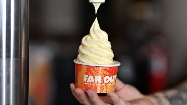 Far Out Ice Cream fruit soft serve