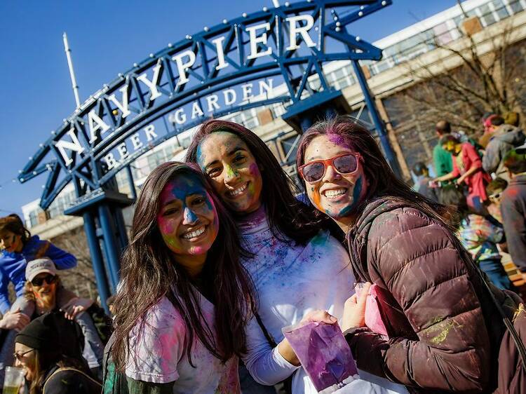 Holi at Navy Pier