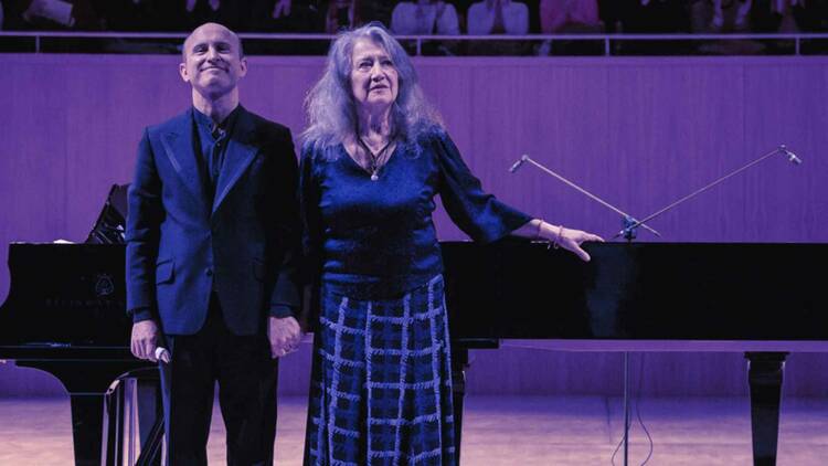Martha Argerich y Nelson Goerner (Auditorio Nacional).