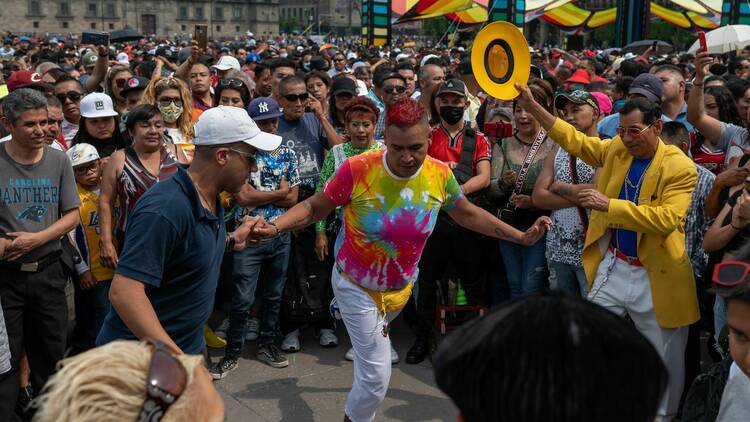 Segundo Gran Baile de Sonideros y Sonideras en el Zócalo