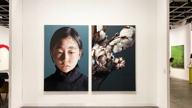 Which Hong Kong artists are showcased at Art Basel?