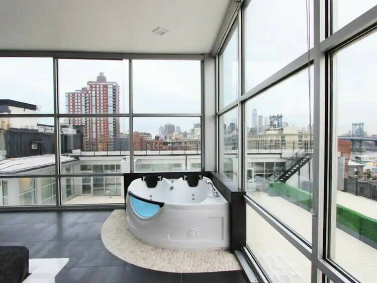 The penthouse suite in Brooklyn