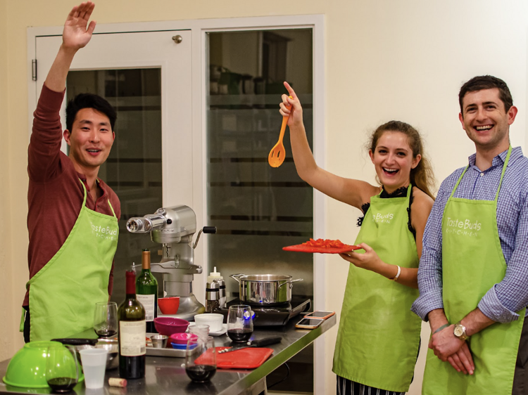 Family Cooking Class: Pizza Party (Shared Table for 2 Guests)