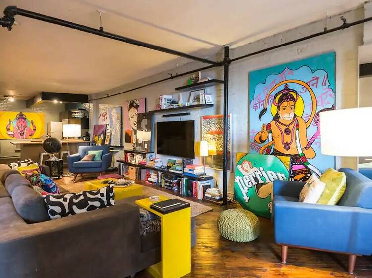 The quirky loft in downtown Manhattan