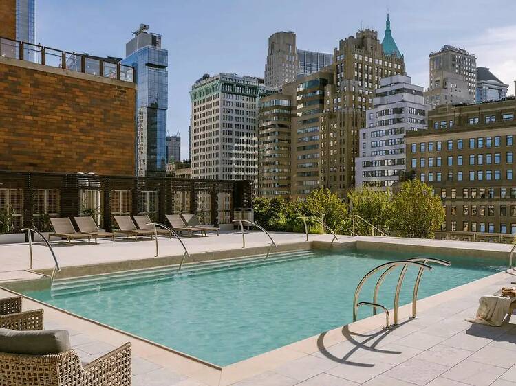 The sky-high apartment at Battery Park