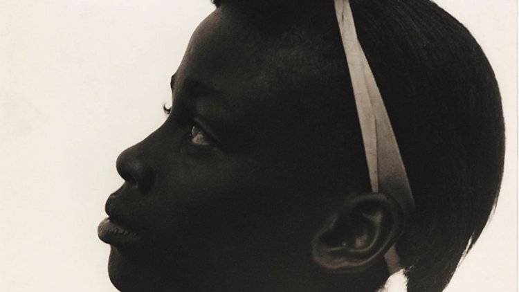 Consuelo Kanaga. Young Girl in Profile, 1948. 