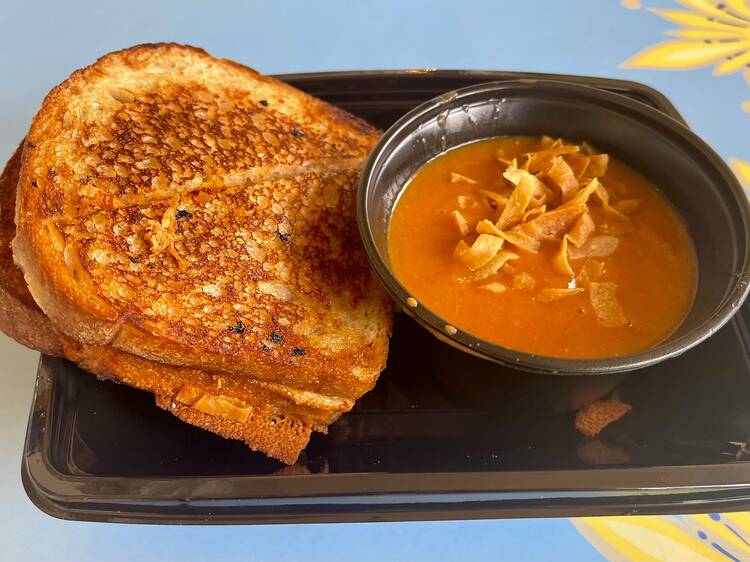 Toasted Cheese Sandwiches at Jolly Holiday Bakery Cafe