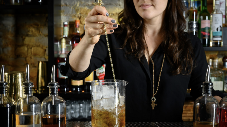 Classic Cocktail at The Cabinet Mezcal Bar