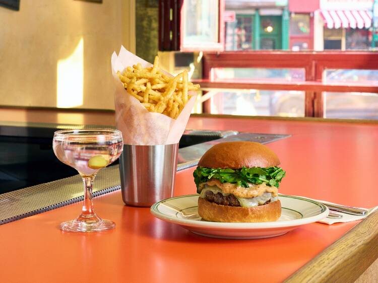 Dimes Square wine bar Le Dive just added a secret burger to the menu