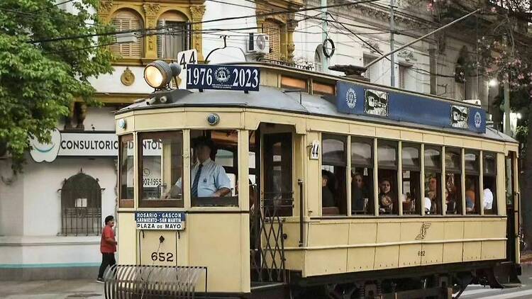 El tranvía histórico de Caballito