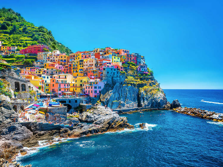 Earn an Aperol Spritz by walking through the Cinque Terre in Italy