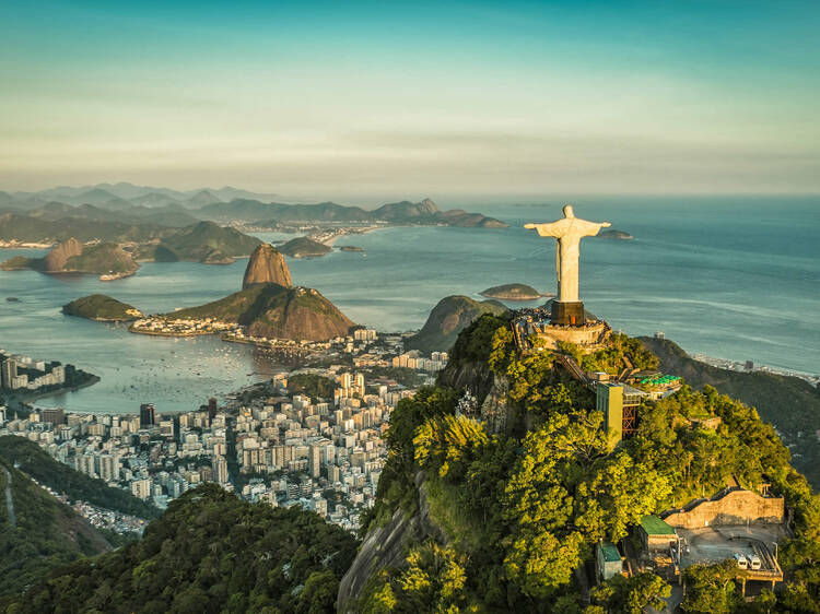 Soar above the iconic landmarks of Rio de Janeiro