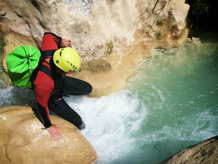 Take a deep dive through the majestic caves of Spain’s Sierra de Guara