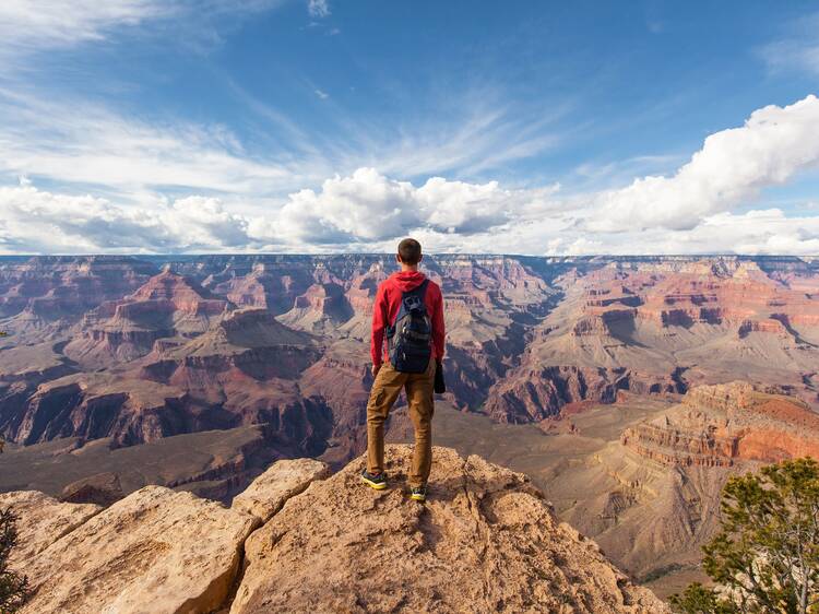 Hike through the epic mountain ranges of the Grand Canyon
