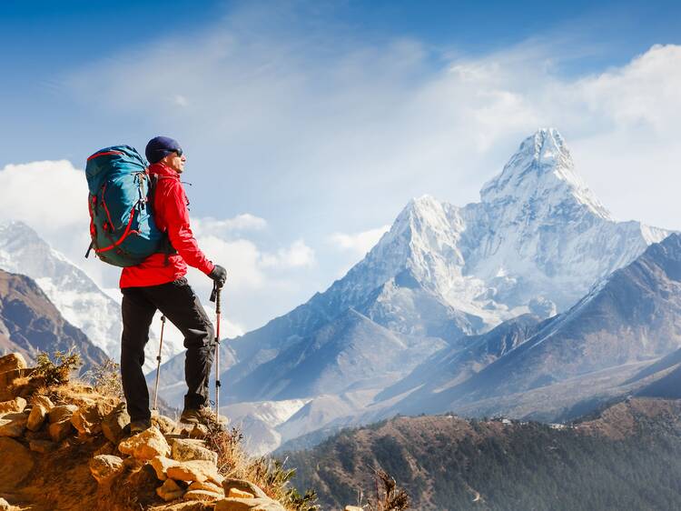 Trek through jaw-dropping high altitude views at the foothills of the Himalayas
