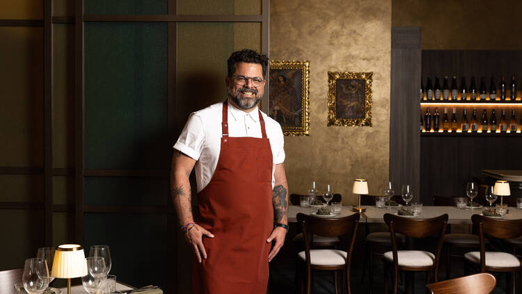 Chef/owner Alejandro Saravia
