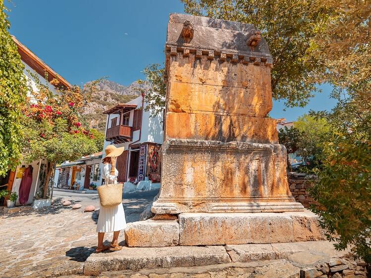 Take a stroll in town and visit the king's tomb